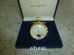 Vintage Swiss Reuge Sainte Croix Music Box Pocket Table Musical Watch New In Box