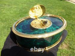 Vintage Swiss Reuge Singing Bird Box Music Box Automaton (Watch The Video)