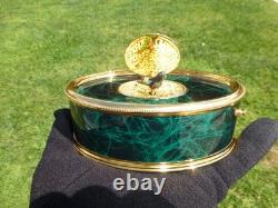 Vintage Swiss Reuge Singing Bird Box Music Box Automaton (Watch The Video)