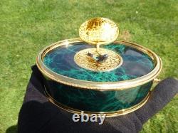 Vintage Swiss Reuge Singing Bird Box Music Box Automaton (Watch The Video)