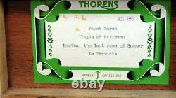 Vintage Swiss Thorens (Pre Reuge) Music Box 4 Songs Working