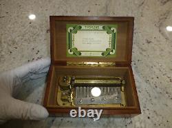 Vintage Swiss Thorens Pre Reuge Music Box 50 Key 3 Song (Watch The Video)