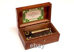 Vintage Swiss Thorens Pre Reuge Music Box 50 Key 4 Song (Watch The Video)