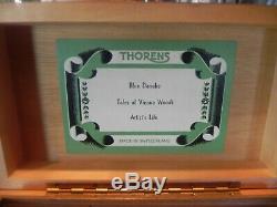 Vintage Thoren's Music Box Switzerland Pre Reuge Inlaid Box 3 Songs Nr