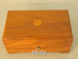 Vintage Thorens Windup Music Box 52 Key 4 Tune Wooden Case Switzerland Pre Reuge