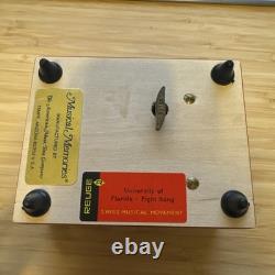 Vintage U Of Florida Gators Music Box by American Music Box Company Rare Reuge