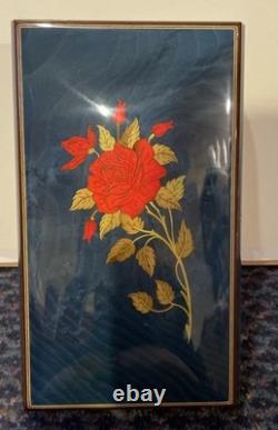 Vintage Wood Inlay Sorrento Made in Italy REUGE Music Jewelry Box 6x 10.5 Long