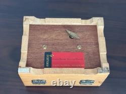 Vintage Wooden Reuge Swiss Musical Movement Music Box Notre Dame Victory March