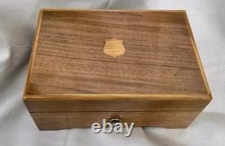 Vintage Wooden Swiss Music Box Cylinder Mechanism Minuet Tunes Beethoven Mozart