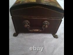 Vintage reuge music box Switzerland slightly used missing key