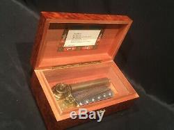 Vtg Pristine Reuge Sainte Croix Swiss Music Box 6/41 Rare Thuya Wood 154 Abcdef