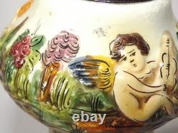 Vtg Reuge Dancing Couple Ballerina Automation Music Box With Lighter Tabletop