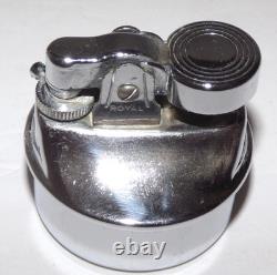 Vtg Reuge Dancing Couple Ballerina Automation Music Box With Lighter Tabletop