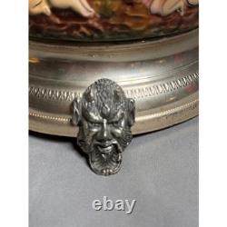 Vtg Reuge Italian Capodimonte Style Cherub Carousel Music Box Hand Painted