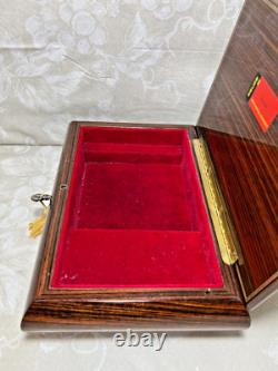 Vtg Reuge Marquetry Music/Jewelry Box Edelweiss Song from the Sound of Music