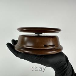 Vtg Reuge Swiss Wooden Music Box Hand Carved Dancing Boy & Girl-Plays Edelweiss