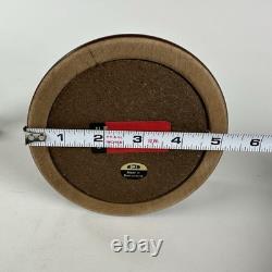 Vtg Reuge Swiss Wooden Music Box Hand Carved Dancing Boy & Girl-Plays Edelweiss