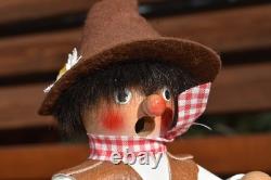 Vtg Steinbach Volkskunst Smoker Music Box The Scissors Grinder 10 S816 Reuge