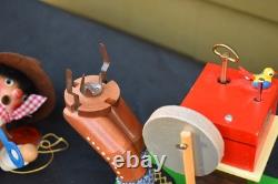 Vtg Steinbach Volkskunst Smoker Music Box The Scissors Grinder 10 S816 Reuge