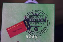 Vtg Steinbach Volkskunst Smoker Music Box The Scissors Grinder 10 S816 Reuge