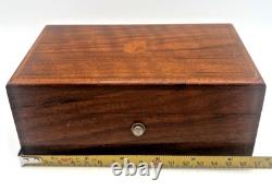 Vtg. Thorens Pre Reuge Wooden Music Box 50 Key 3 Songs AL350 Switzerland Works