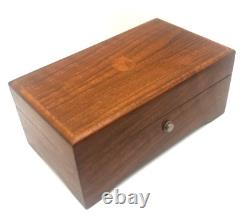 Vtg. Thorens Pre Reuge Wooden Music Box 50 Key 3 Songs AL350 Switzerland Works