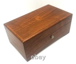 Vtg. Thorens Pre Reuge Wooden Music Box 50 Key 3 Songs AL350 Switzerland Works