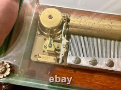 WEBBER COLLECTION Reuge 3/144 Sublime Harmony Cylinder Music Box, Mint LISTEN