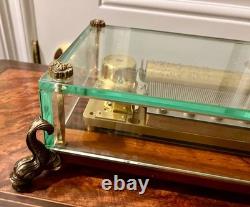 WEBBER COLLECTION Reuge 3/144 Sublime Harmony Cylinder Music Box, Mint LISTEN