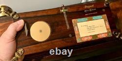 WEBBER COLLECTION Reuge 3/144 Sublime Harmony Cylinder Music Box, Mint LISTEN