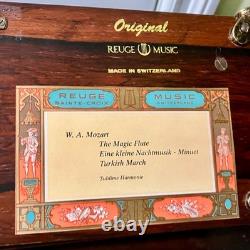WEBBER COLLECTION Reuge 3/144 Sublime Harmony Cylinder Music Box, Mint LISTEN