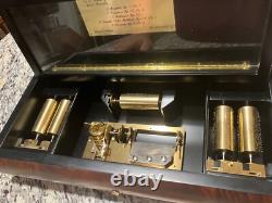 WEBBER COLLECTION Reuge Chopin Ltd Ed Music Box with5 Cyls, 50 note comb, SUPERB