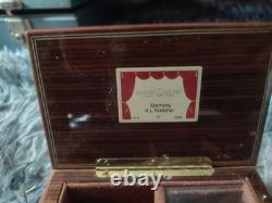 Wooden Inlay Music Box Reuge Memory By A. L. Webber Made in Italy