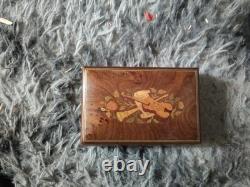Wooden Inlay Music Box Reuge Memory By A. L. Webber Made in Italy