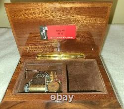 Wooden Jewelry/Music Box Inlaid with Musical Instruments made in Italy