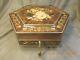 XL SORRENTO INLAID LOCKING MUSICAL JEWLERY BOX With REUGE 36 NOTE MVMT (SEE VIDEO)